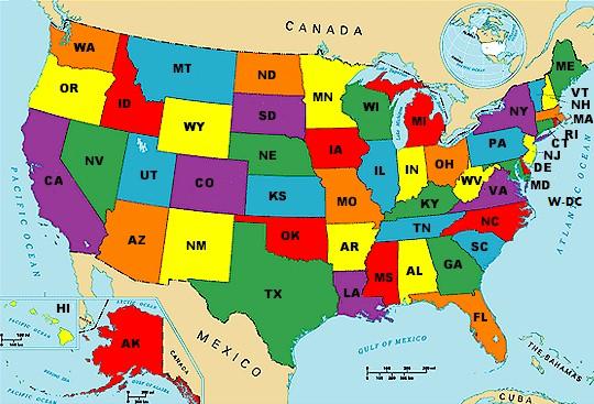 Click on youre States